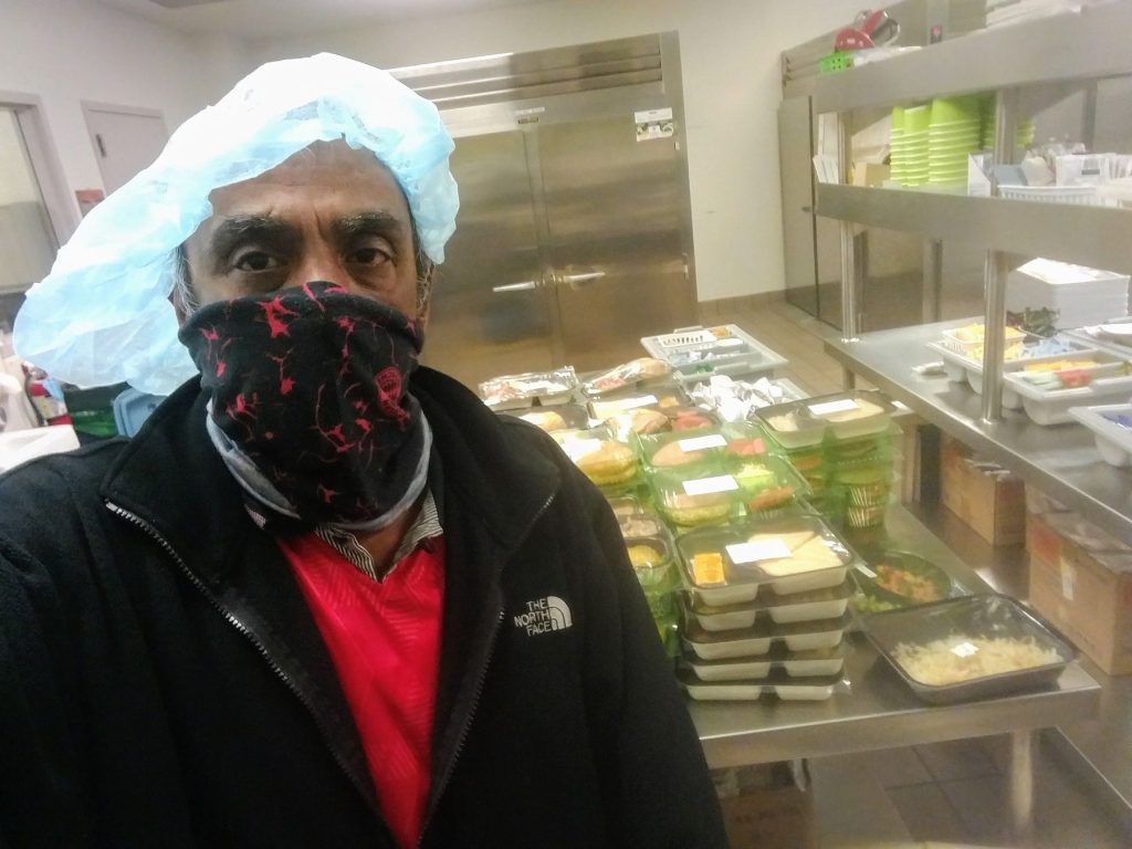 First kaiser meal pickup during pandemic