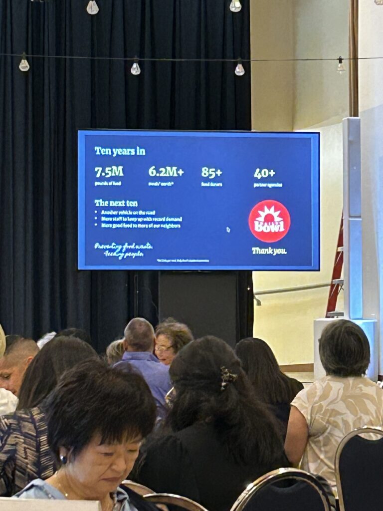 The closing slide reading Ten years in, with the audience watching