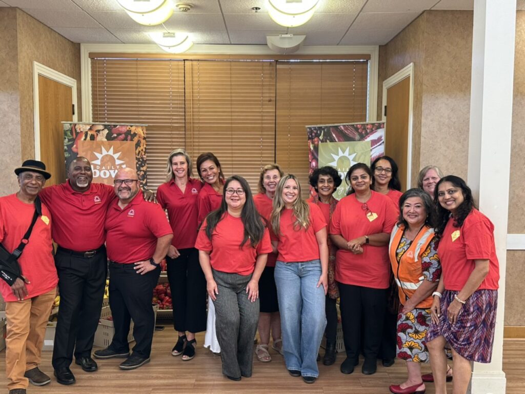 The Daily Bowl team and volunteers gathered together